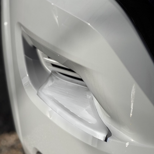 Voor Citroën Jumper Voorbumper Voetplaatbeschermers – Wit, Set van 2 | Van-X