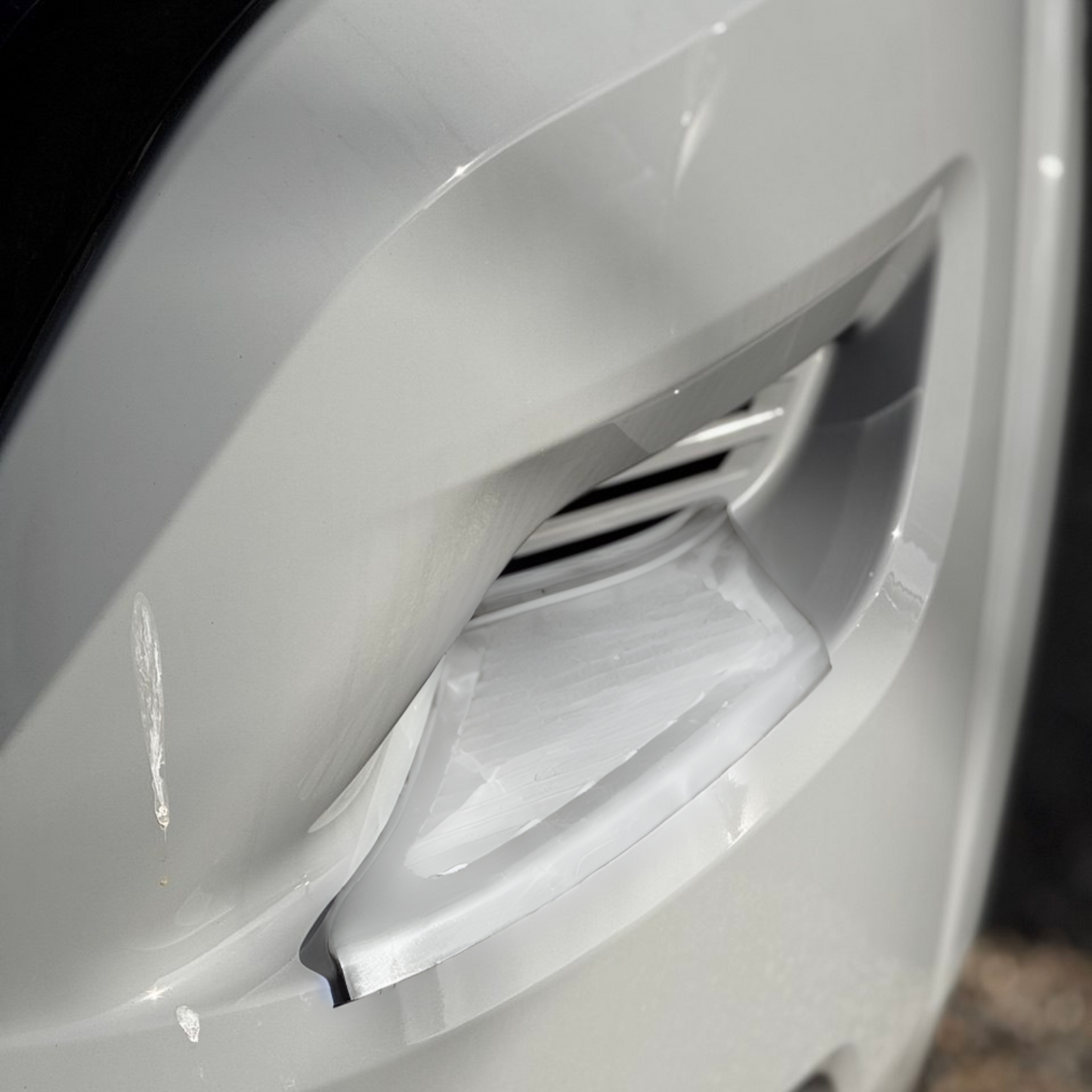 Voor Opel Movano Voorbumper Voetplaatbeschermers – Wit, Set van 2 | Van-X