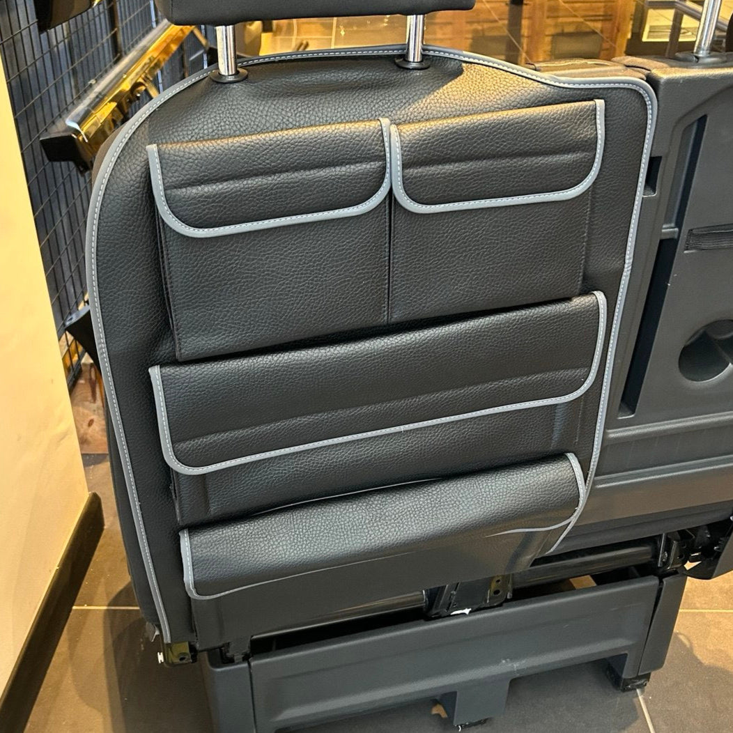 Nieuwe Crafter Single/Captains Seat Kunstleren Achterbank Organizer Opbergruimte