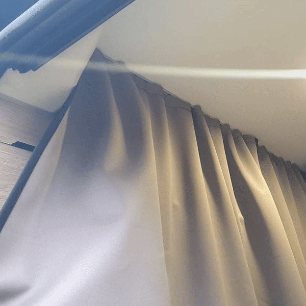 For Opel Movano Motorhome, Campervan, Maxi-Cab Divider Premium Curtain With Rail