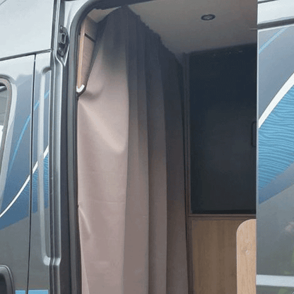 For Fiat Ducato Ram ProMaster Motorhome, Campervan, Maxi-Cab Divider Premium Curtain With Rail