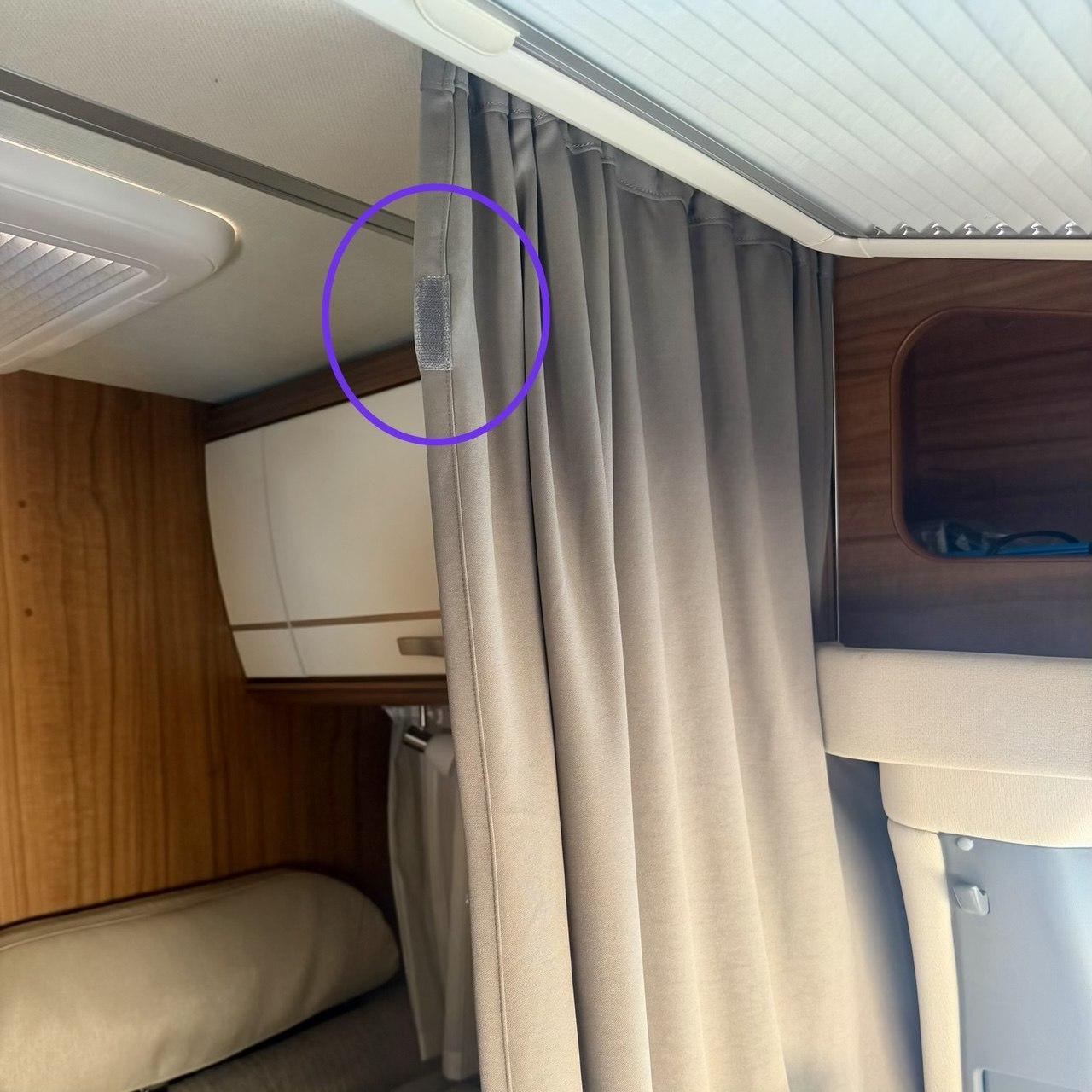 For Motorhome Cab Divider Curtain Kit 188cm Drop – Motorhome Privacy Curtain | Van-X