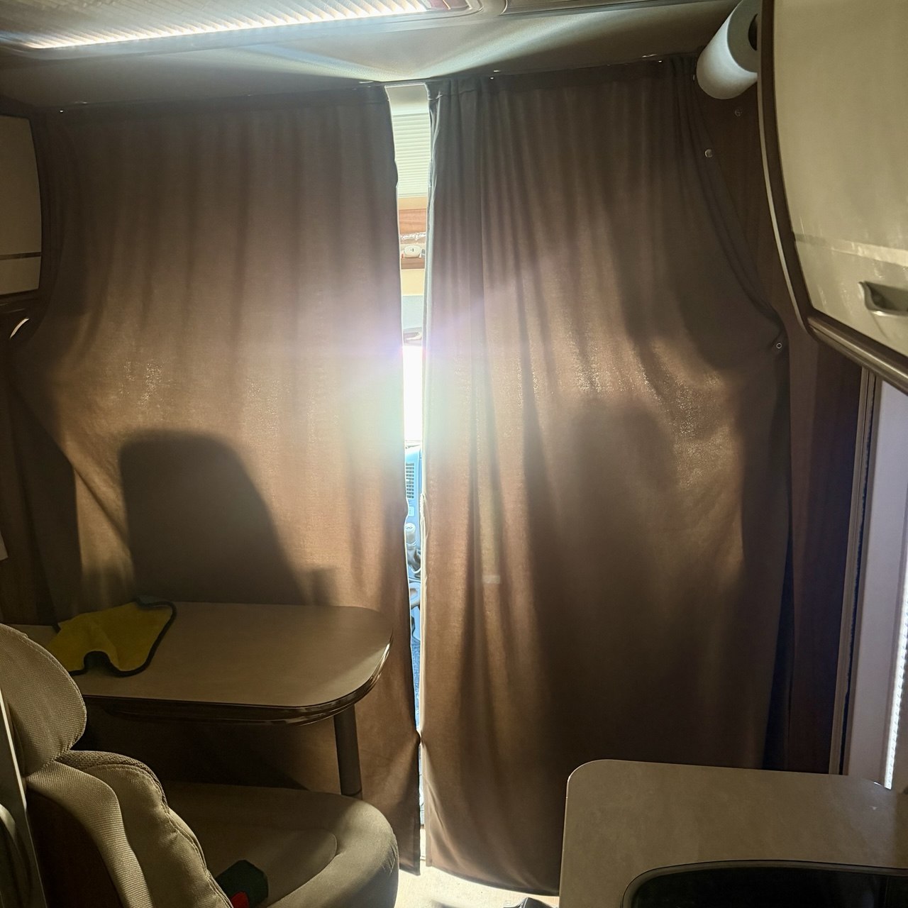 For Motorhome Cab Divider Curtain Kit 188cm Drop – Motorhome Privacy Curtain | Van-X