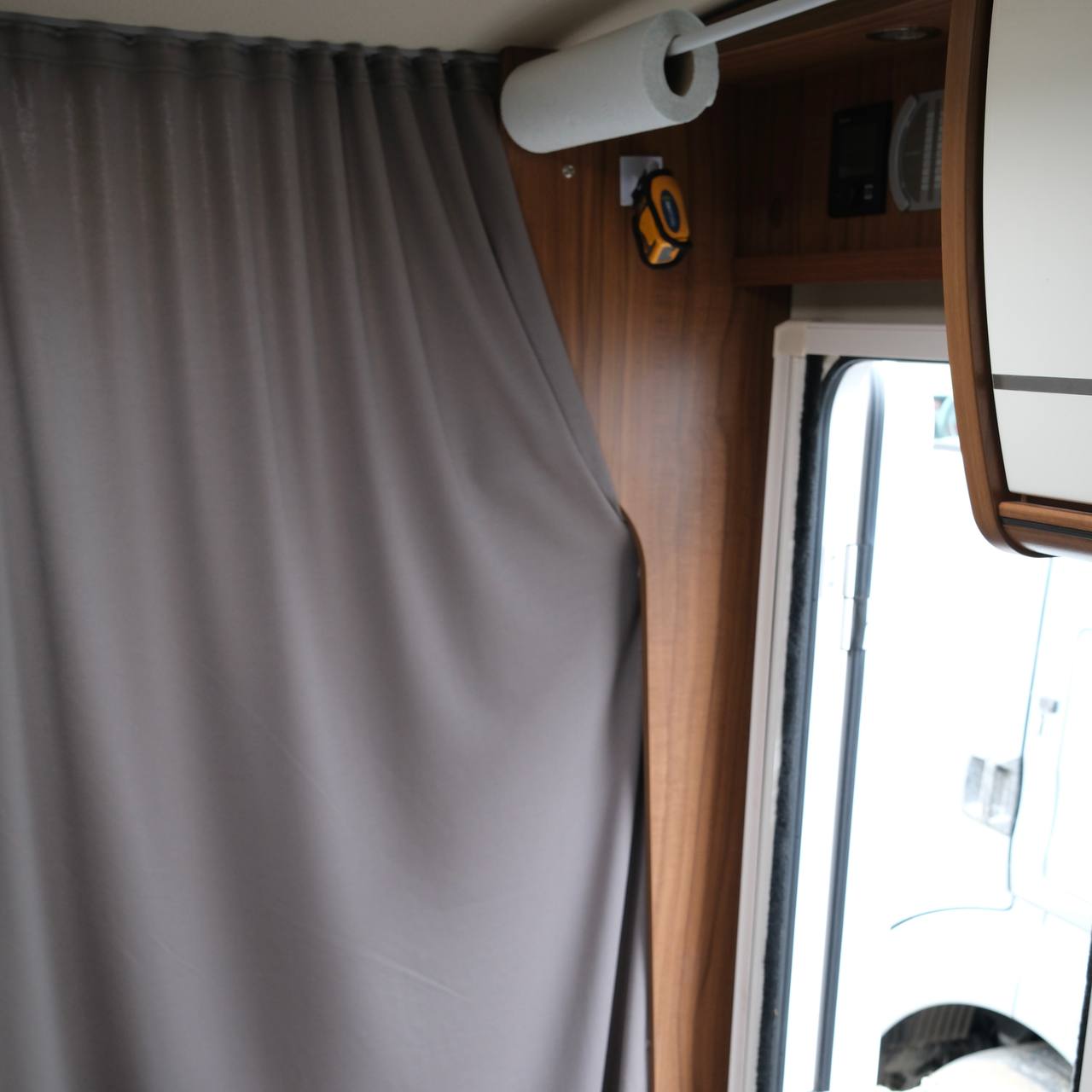 Scheidingsgordijnset voor campercabine met een lengte van 188 cm – Privacygordijn voor campers | Van-X