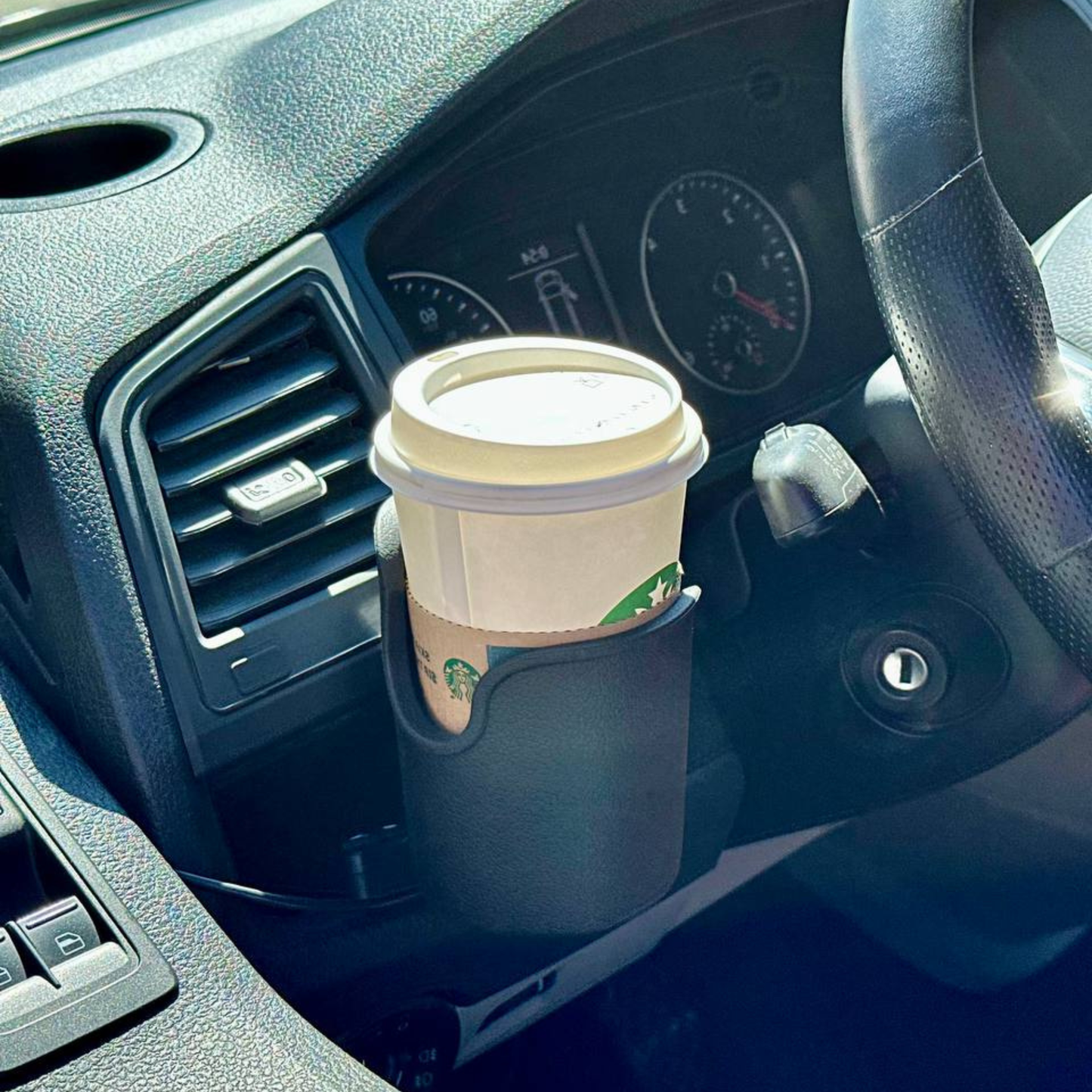 Voor VW T6 luchtventilatie-uitvoeringen met bekerhouder - linkerzijde – Interieuraccessoires | Van-X