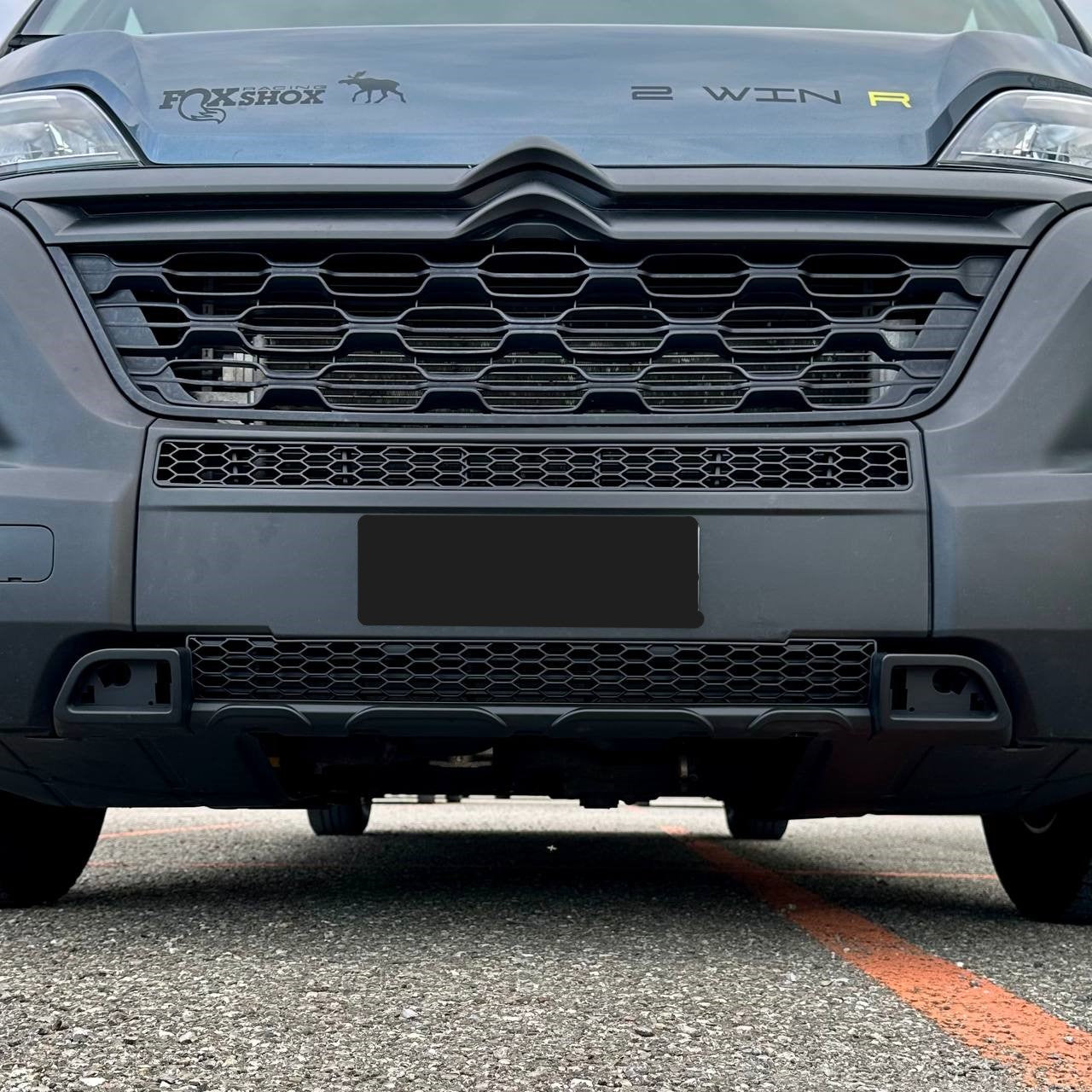 Opel Movano Lower Bumper Honeycomb Grille - Matte Black