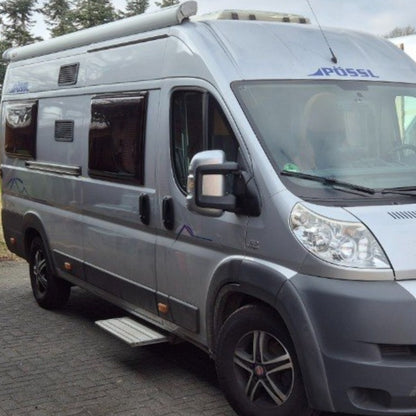 For Fiat Ducato/Ram ProMaster (2007-2024) Wing Mirror Cap/Covers (Set of 2) - Silver | Van-X