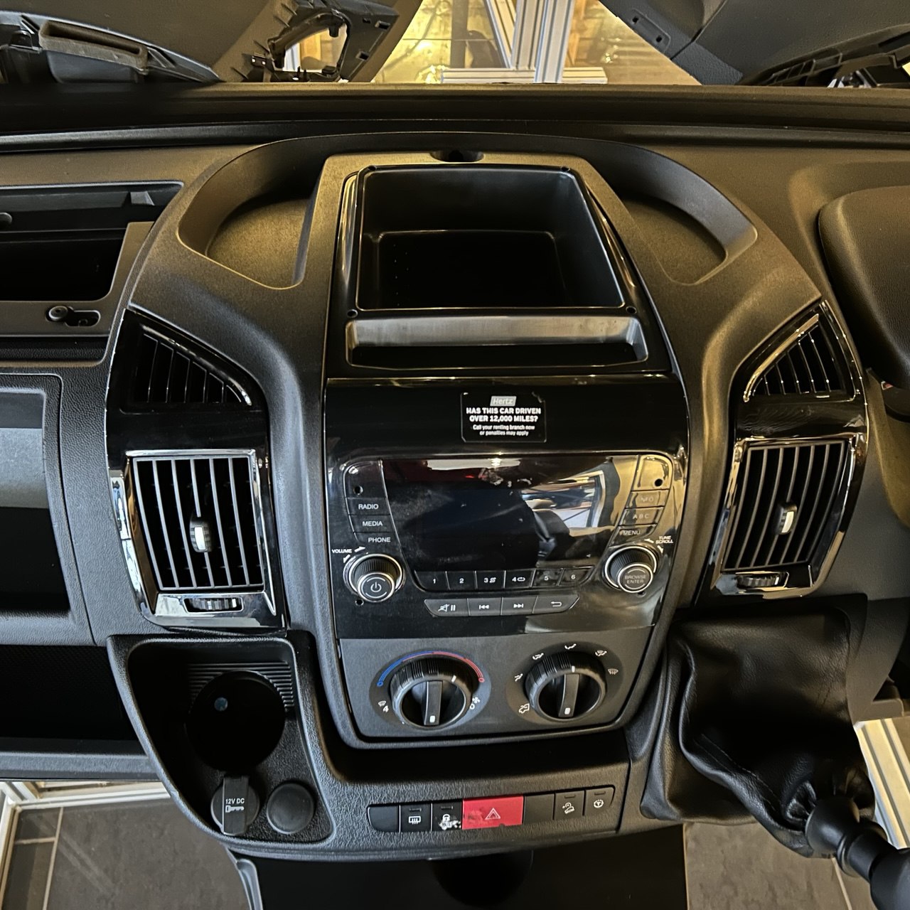 For Citroën Jumper Boxer Top Dash Tray with Rubber Mat Insert - Interior Upgrade - Van-X