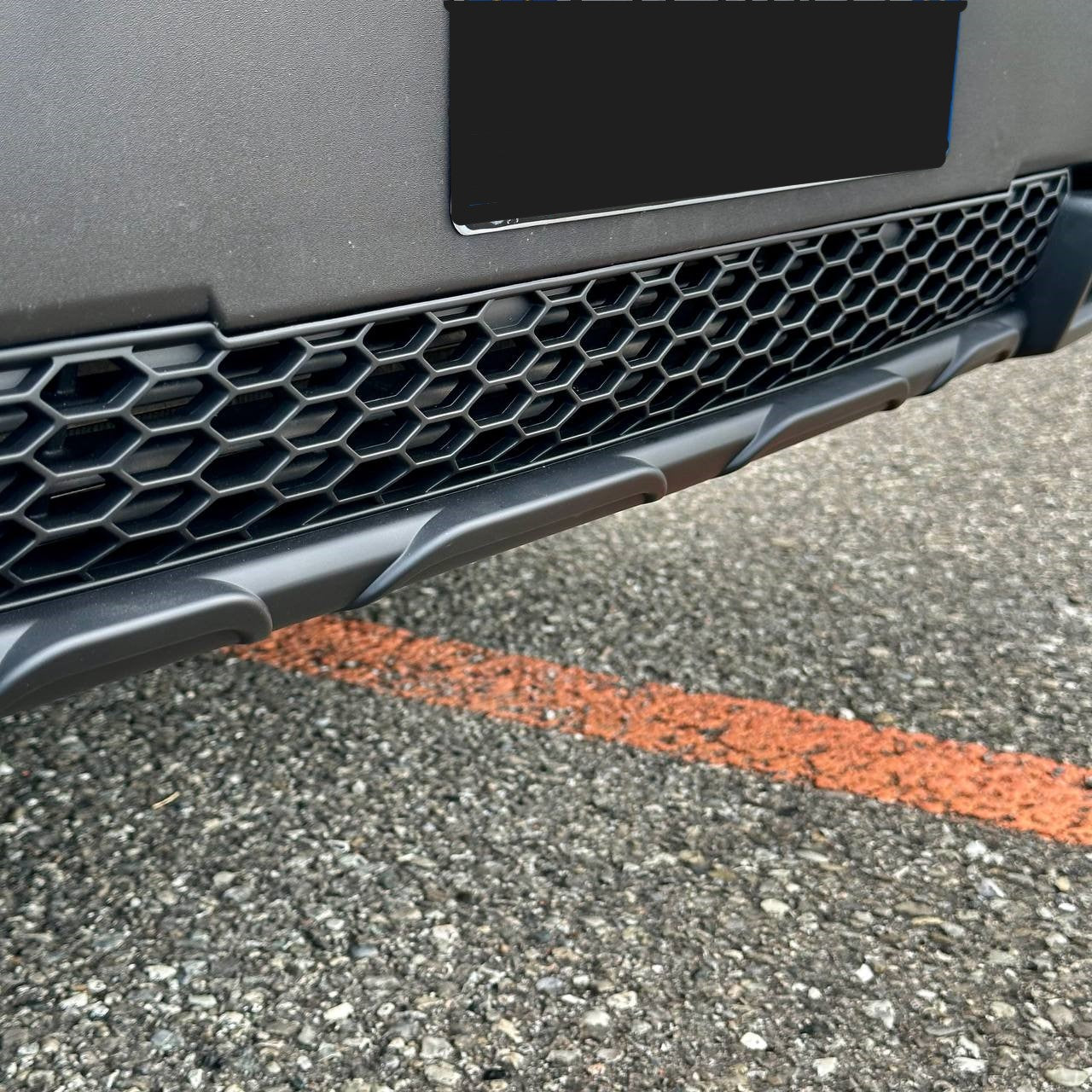 Fiat Ducato Onderbumper Honingraat Grille - Mat Zwart