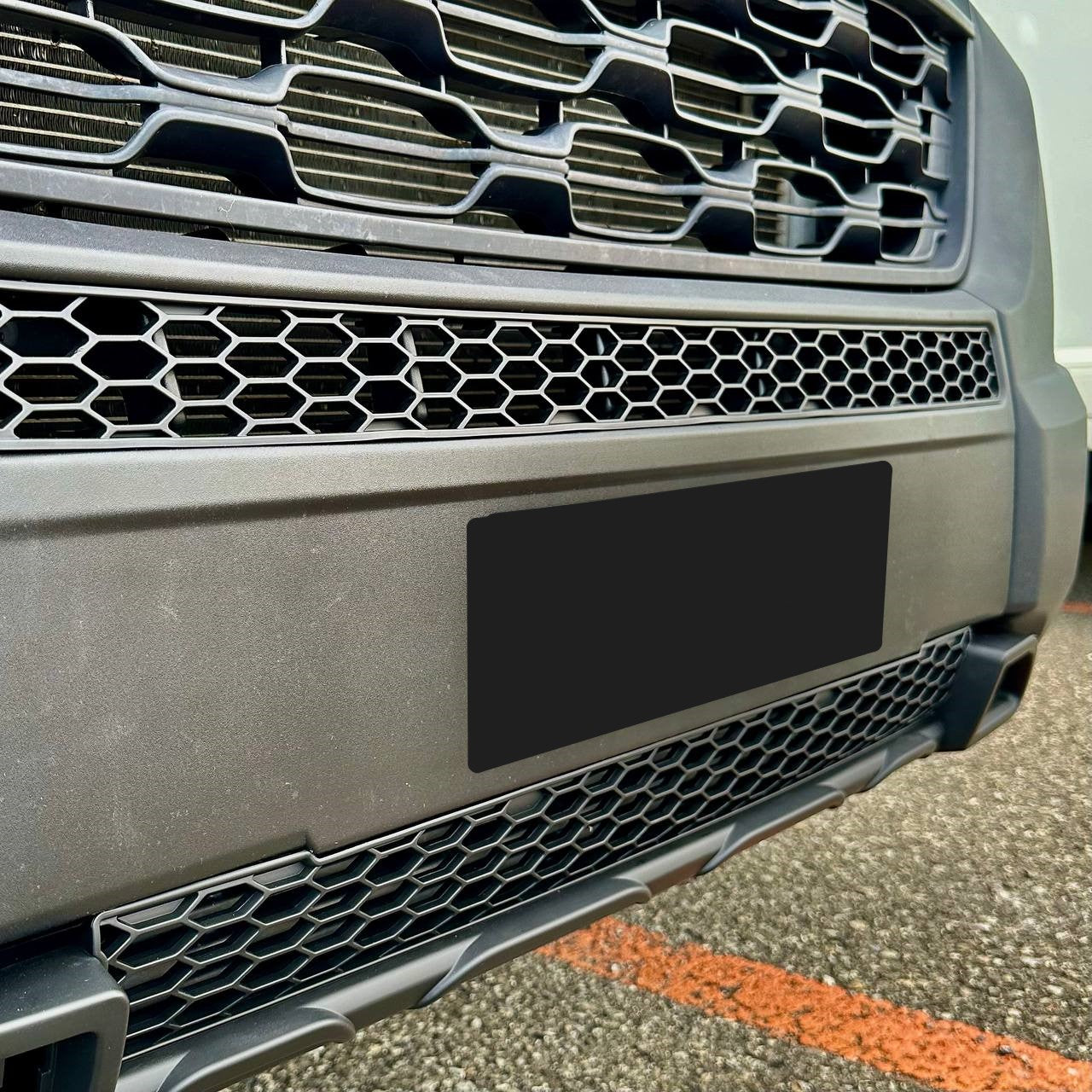 Opel Movano Lower Bumper Honeycomb Grille - Matte Black