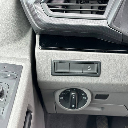 Voor VW T6.1 Transporter Dashboard Upgrade Van-X – Premium 4-delige Glanzend Zwarte Onderkant Dashboard Trim & Deurkaart Set