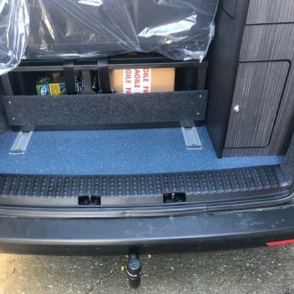 VW T6 V2 Barn door Threshold Cover + Side Step + Fitting Kit