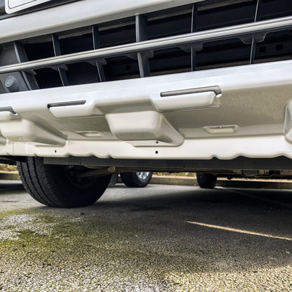 Ford Transit Custom MK1 onderste bumperbeschermer/spatbord vooraan (zilver)