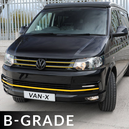 VW T5.1 Transporter NIEUW Voorbumper T5-X Front Styling Upgrade (B-kwaliteit) Gelakt en klaar om te passen in 3 kleuropties