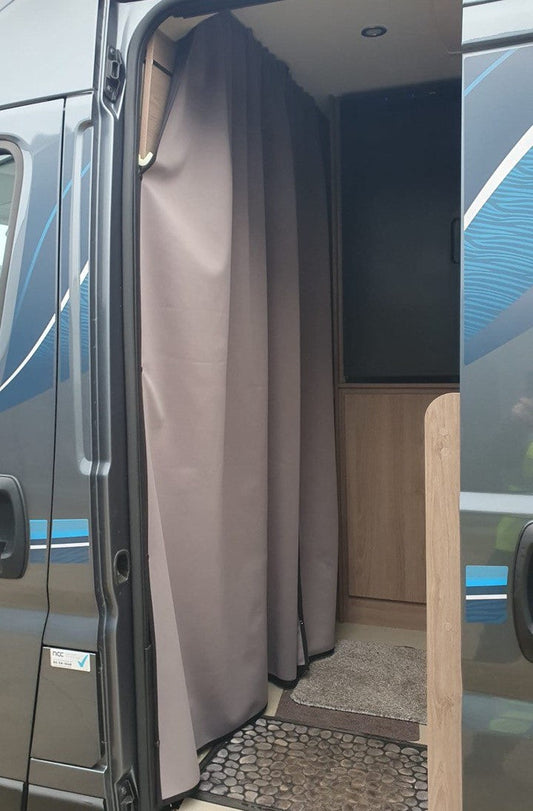 Opel Movano Motorhome, Campervan, Maxi-Cab Divider Premium Curtain With Rail