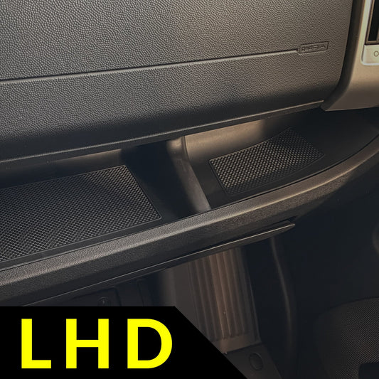 Insertos/Alfombrillas de Goma Negra para el Panel Inferior del Tablero de Peugeot Boxer LHD (Conducción a la Izquierda)
