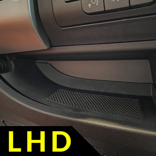 Citroen Jumper Dashboard onderste rubberen inzetstukken/matten Zwart LHD