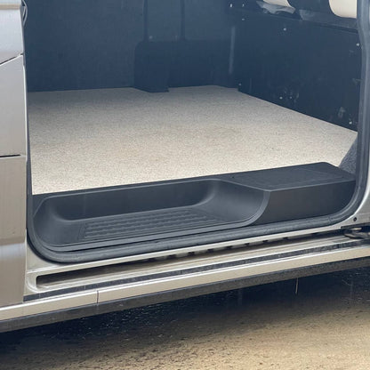 VW T6 Transporter Side Loading Door Step V3 17mm Extra Deep with Storage Compartment