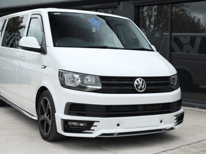 VW Transporter T6 R-Line Front Grille Trims - Gloss Black