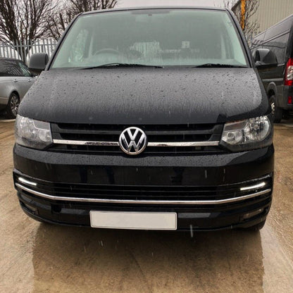 VW T5.1 Transporter NIEUW Voorbumper T5-X Front Styling Upgrade (B-kwaliteit) Gelakt en klaar om te passen in 3 kleuropties