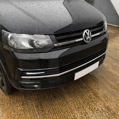 VW T5.1 Transporter NIEUW Voorbumper T5-X Front Styling Upgrade (B-kwaliteit) Gelakt en klaar om te passen in 3 kleuropties