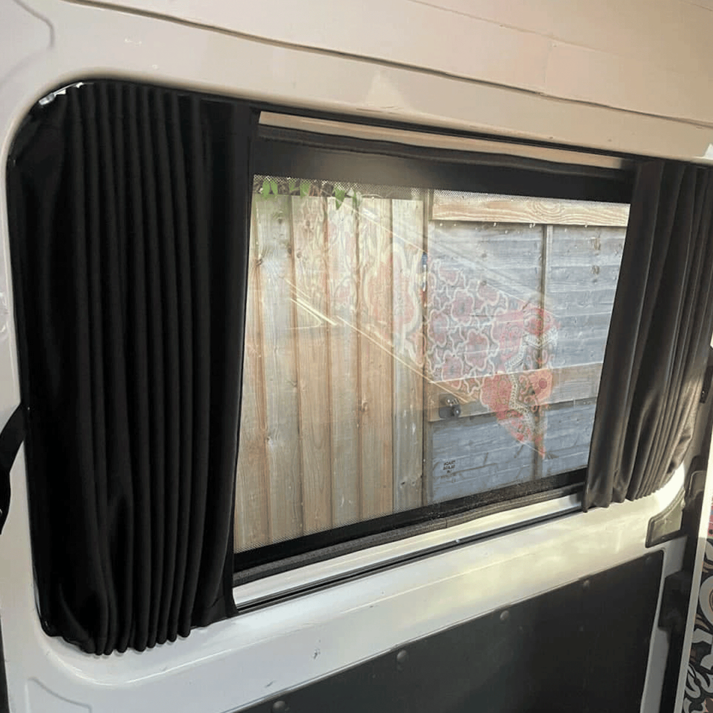 Peugeot Boxer Premium 2 x Side 1 x Barndoor Window Curtains Van-X