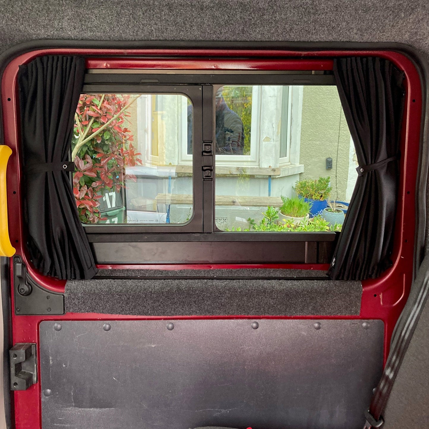 Peugeot Boxer Premium 2 x Side 1 x Barndoor Window Curtains Van-X