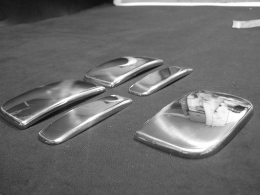 Door Handle Covers (5 Pcs) For Citroen Berlingo / Peugeot Partner Stainless Steel
