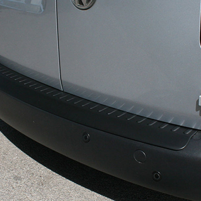 VW Caddy Barndoor/Tailgate Rear Bumper Protector Black Plastic (B-GRADE)