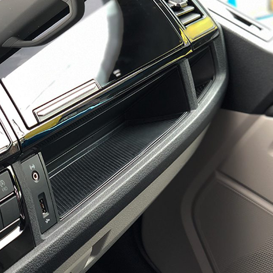 VW T6 Transporter Interieur onderste dashboardmatten/afdekking Dash Tidy LHD Direct passend voor camper