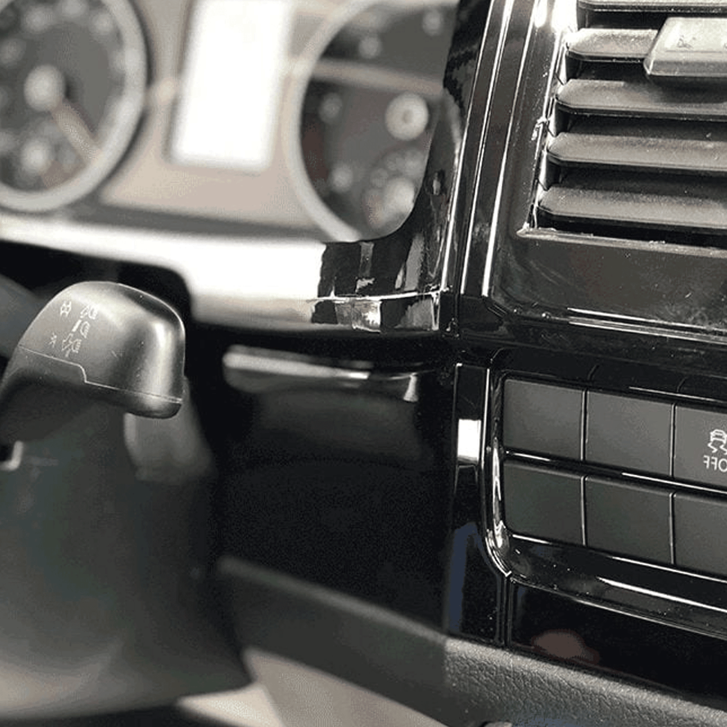VW Transporter T6 Stylingpanelen onderzijde dashboard Comfort Dash LHD Piano Zwart
