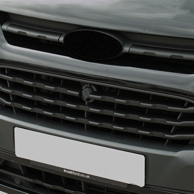 Ford Transit Custom grille-afwerking matzwarte frontstyling (7 stuks) 2012 - 2018 MK1