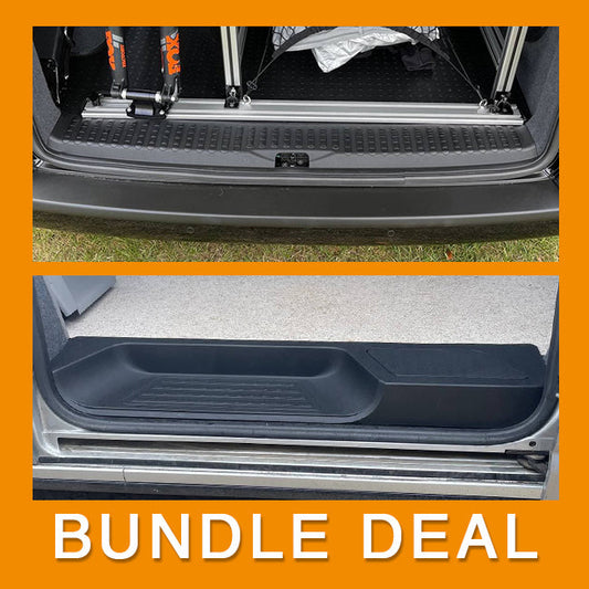 VW T5, T5.1 V3 Tailgate Threshold Cover + Side Step