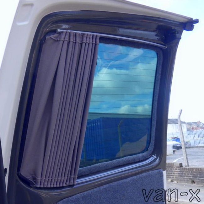 For Ford Transit MK7 Premium 2 x Side 1 x Barndoor Window Curtains Van-X