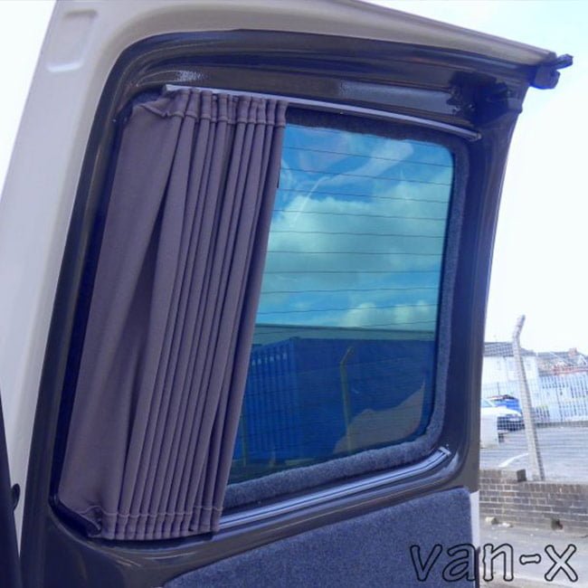 VW Caddy Premium 1 x Barndoor-gordijnen Van-X