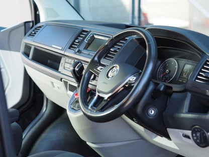 VW T6 Transporter vano portaoggetti Comfort Dash conversione nero opaco (grado B)