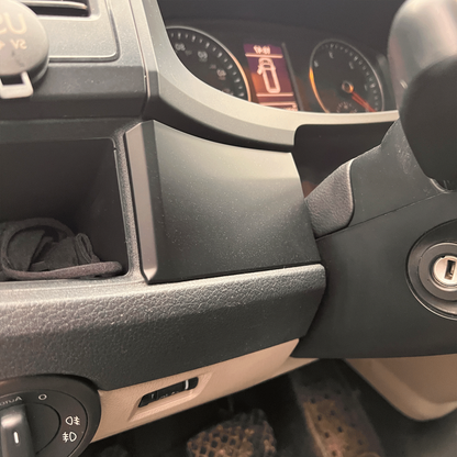 VW Transporter T6 onderste dashboard-stylingsierlijsten Comfort Dash matzwart geverfd en klaar om te passen (set van 6)